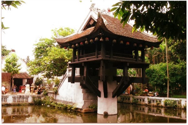 One Pillar Pagoda in Hanoi