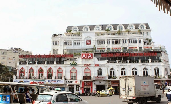 European quarter in Hanoi