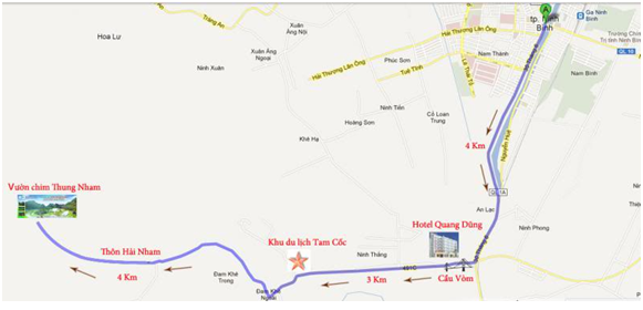 Thung Nham map